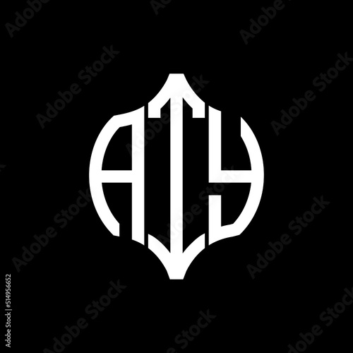 ATY letter logo. ATY best black ground vector image. ATY Monogram logo design for entrepreneur and business. photo