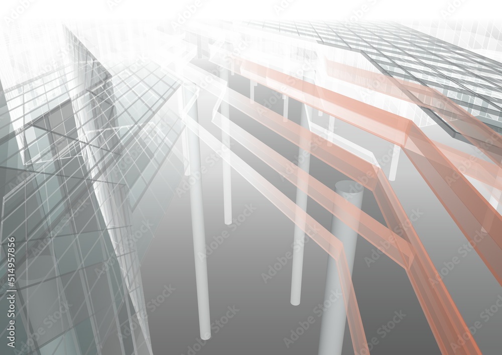 Fototapeta premium abstract modern architecture