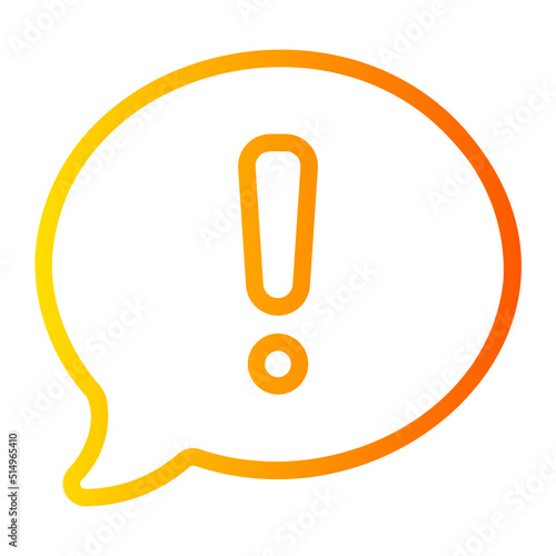 statement gradient icon