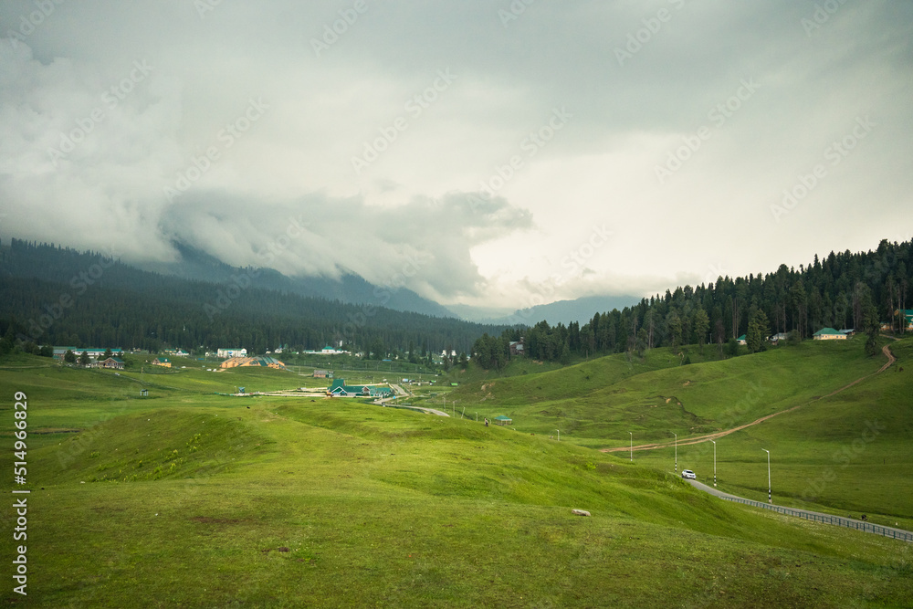 Landscape in the summer on a Hill of Sonamarg valley, Srinagar, India. Landscape in the summer on a Hill of Sonamarg valley, Srinagar, India.
