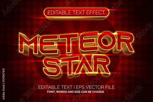 golden red luxury movie tittle text effect