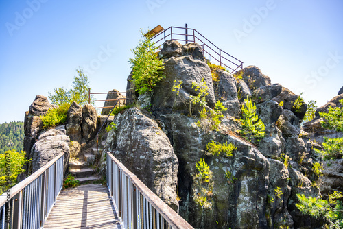 Nuns Rock sandstone rock formation photo