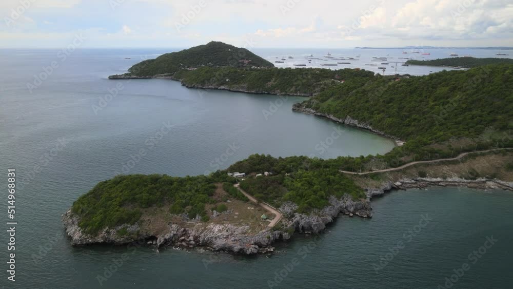 Aerial views of Koh Samet Island in Thailand Aerial views of Koh Samet Island in Thailand