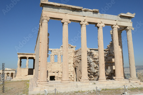 View at the acropolis on Athens, Greece