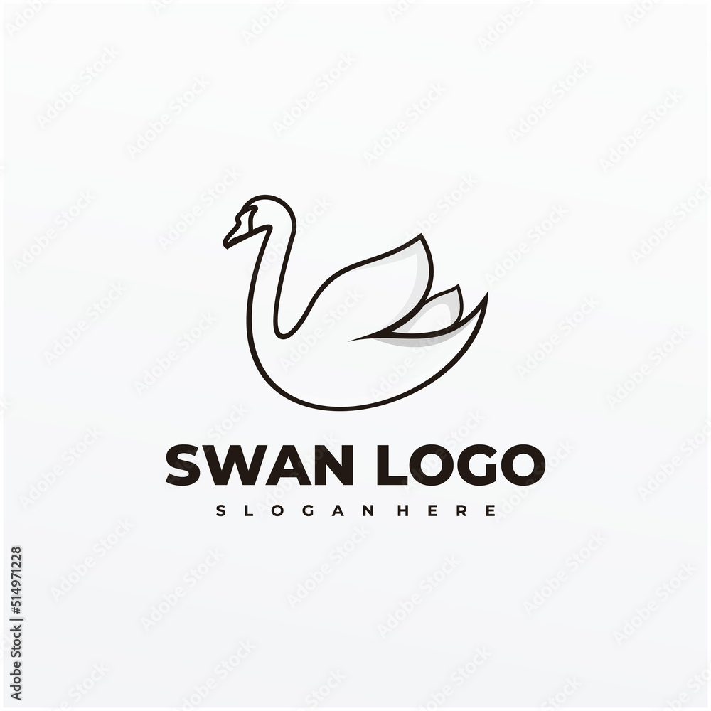 SWAN LOGO DESIGN SWAN LOGO DESIGN