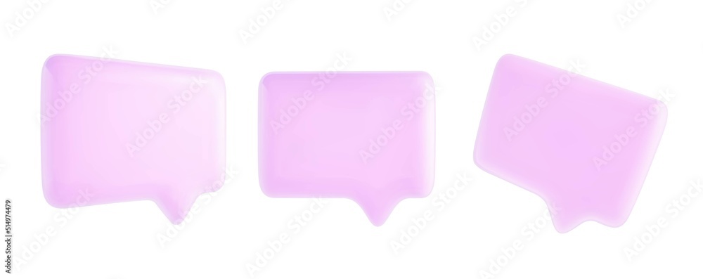 Message bubble 3d illustration. 3d speech bubble cartoon style wallpaper. Text message, notification or social media comment. Website customer feedback. Message bubble 3d illustration. 3d speech bubble cartoon style wallpaper. Text message, notification or social media comment. Website customer feedback.