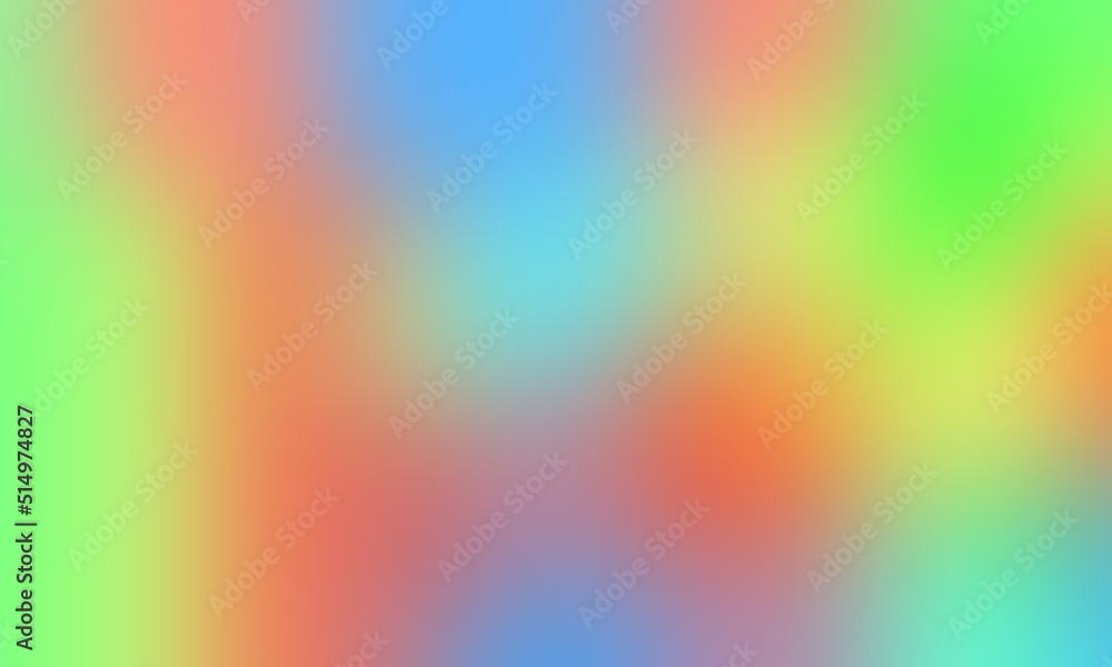 blue, red and green gradient blur background