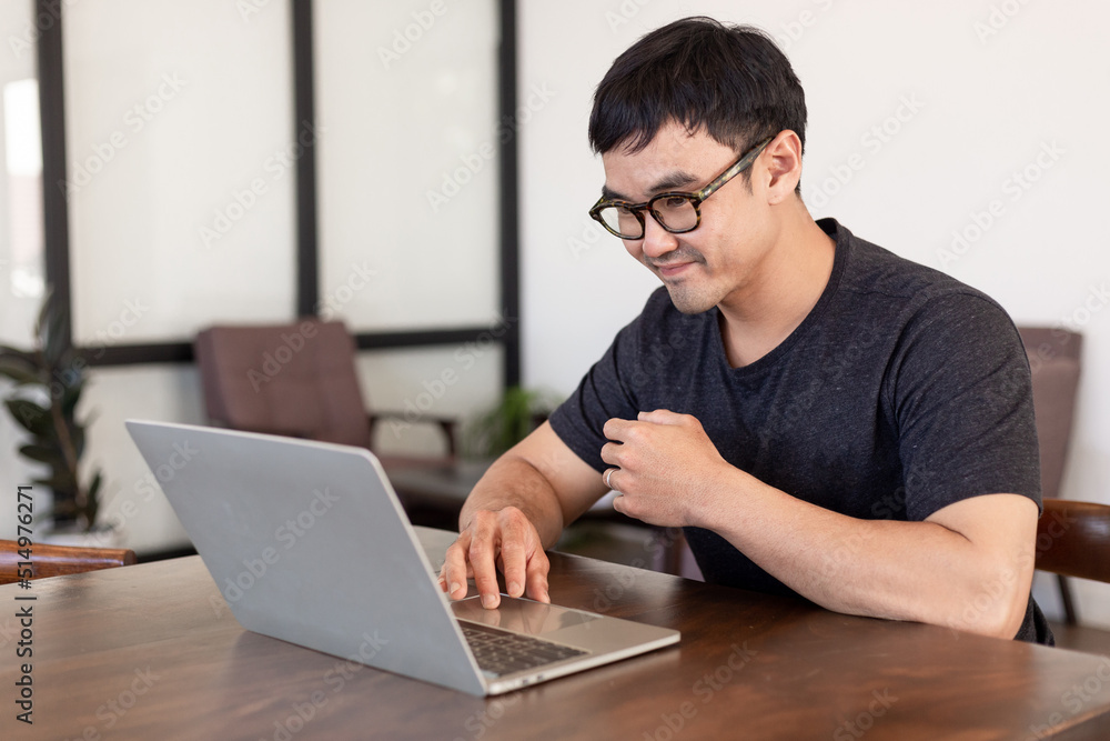 asian man work using computer hand typing laptop keyboard contact us.student study learning education online.adult professional people chatting search at office.concept for technology device business asian man work using computer hand typing laptop keyboard contact us.student study learning education online.adult professional people chatting search at office.concept for technology device business