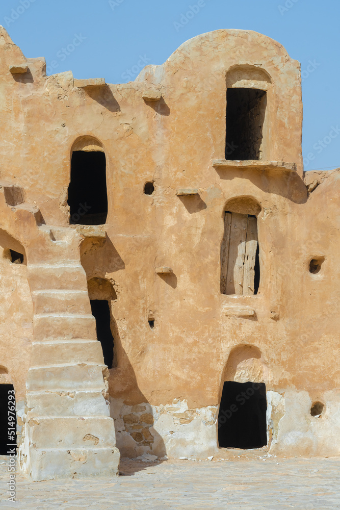 Ksar Ouled Soltane - fortified granary - Tataouine  - Southern Tunisia