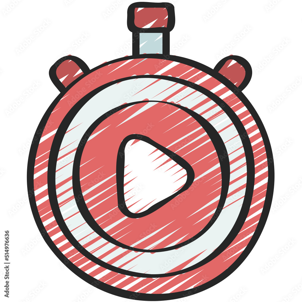 Obraz premium Play Timer Icon