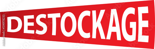Obraz na płótnie CARTOUCHE DESTOCKAGE DEFORME V1 w salonie