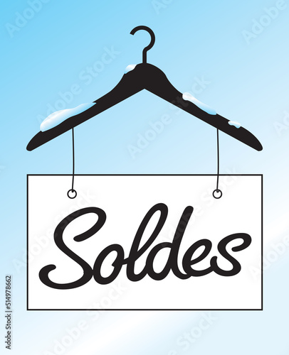 AFFICHE SOLDES HIVER 2