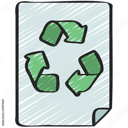 Recycled Paper Icon