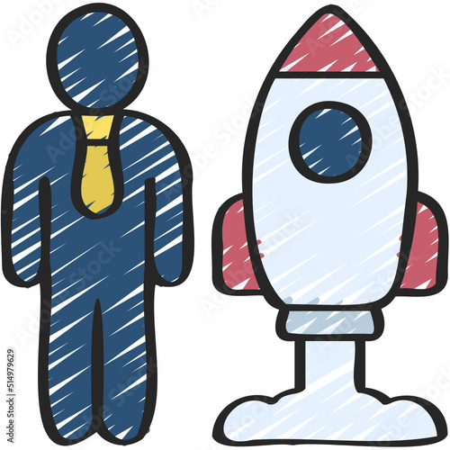  Start Up Owner Icon