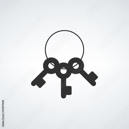 Three keys icon. Bunch of k...