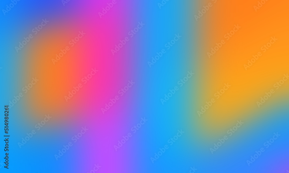 blue, pink and orange gradient blur background