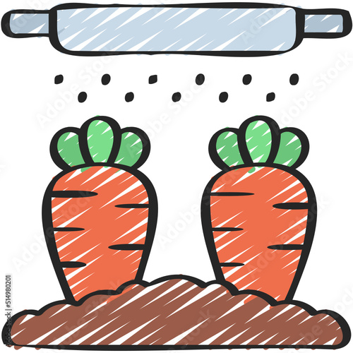 Water Carrots Icon
