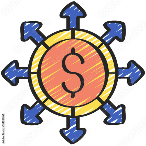 Financial Outsource Icon