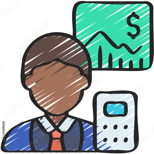 Accountant Person Icon