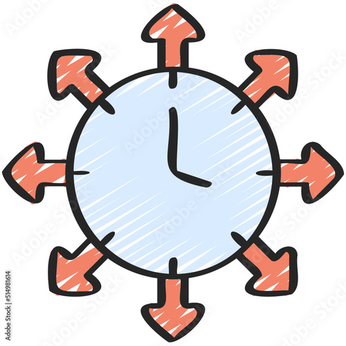 Time Outsourcing Icon