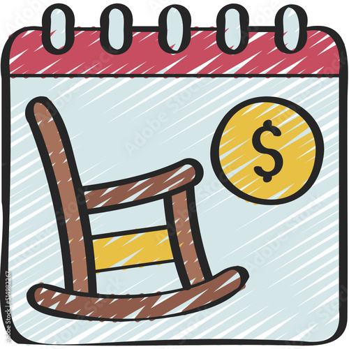 Pension Payment Schedule Icon