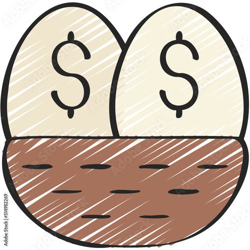 Financial Nest Eggs Icon