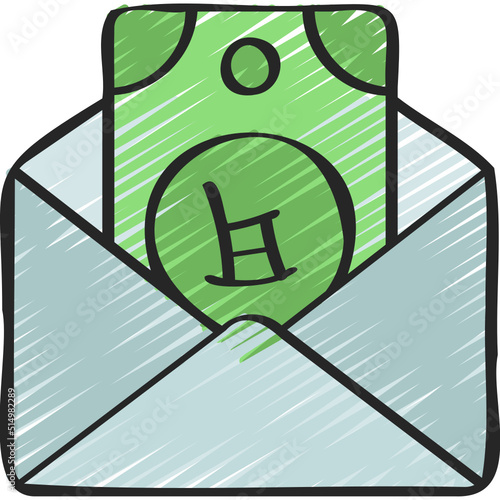 Pension Paycheck Icon