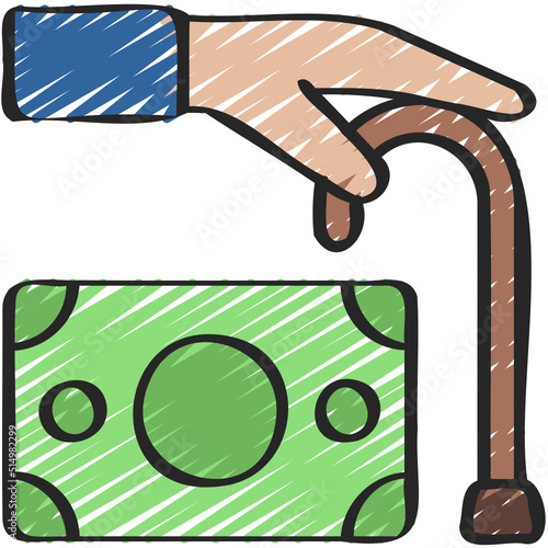 Retirement Money Icon