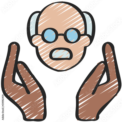 Protect Older People Icon