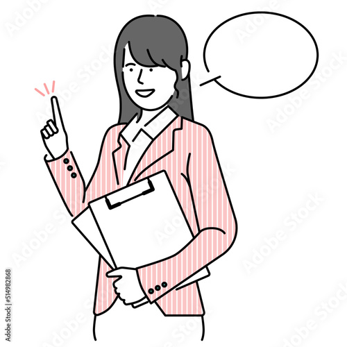 Career woman's fun side that teaches you the key points
