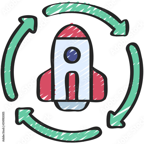 Launch Cycle Icon