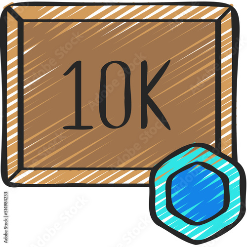 10 Thousand Art Tokens Icon