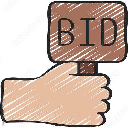 Auction Bidding Icon