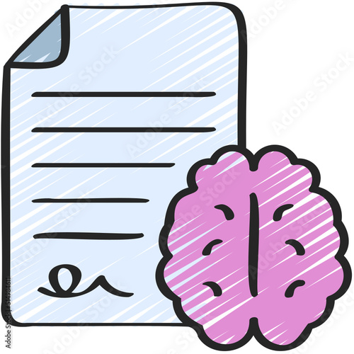 Smart Contract Brain Icon