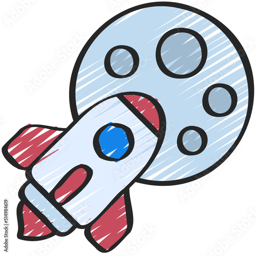 To The Moon Icon