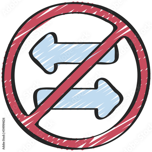 No Transferring Icon