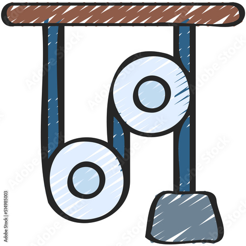 Pulley Weight Icon