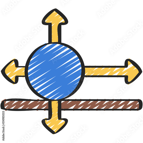 Directional Force Icon