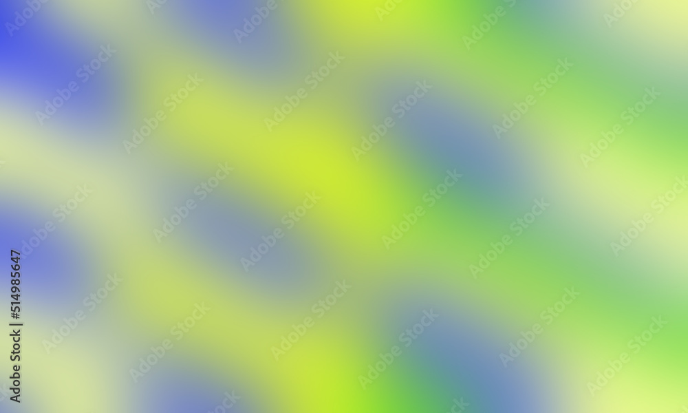 Obraz premium blue, yellow and green gradient blur background