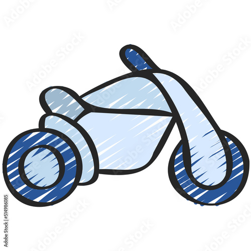 Virtual Motorbike Icon