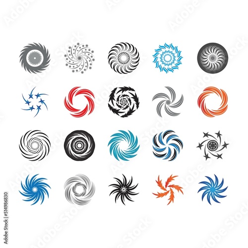 vortex vector illustration icon