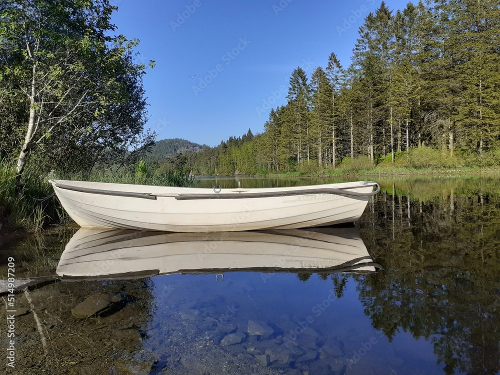 boat on the lake