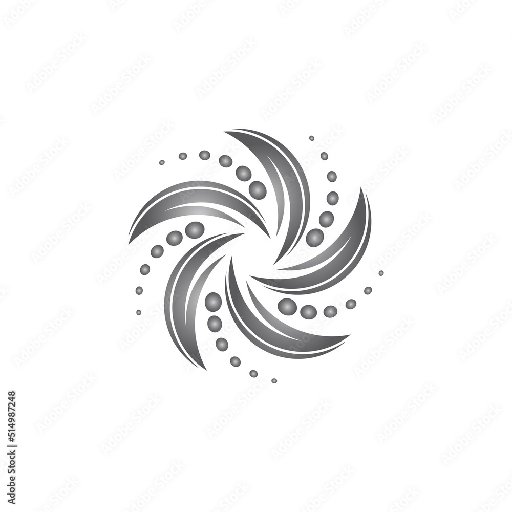 Fototapeta premium vortex vector illustration icon
