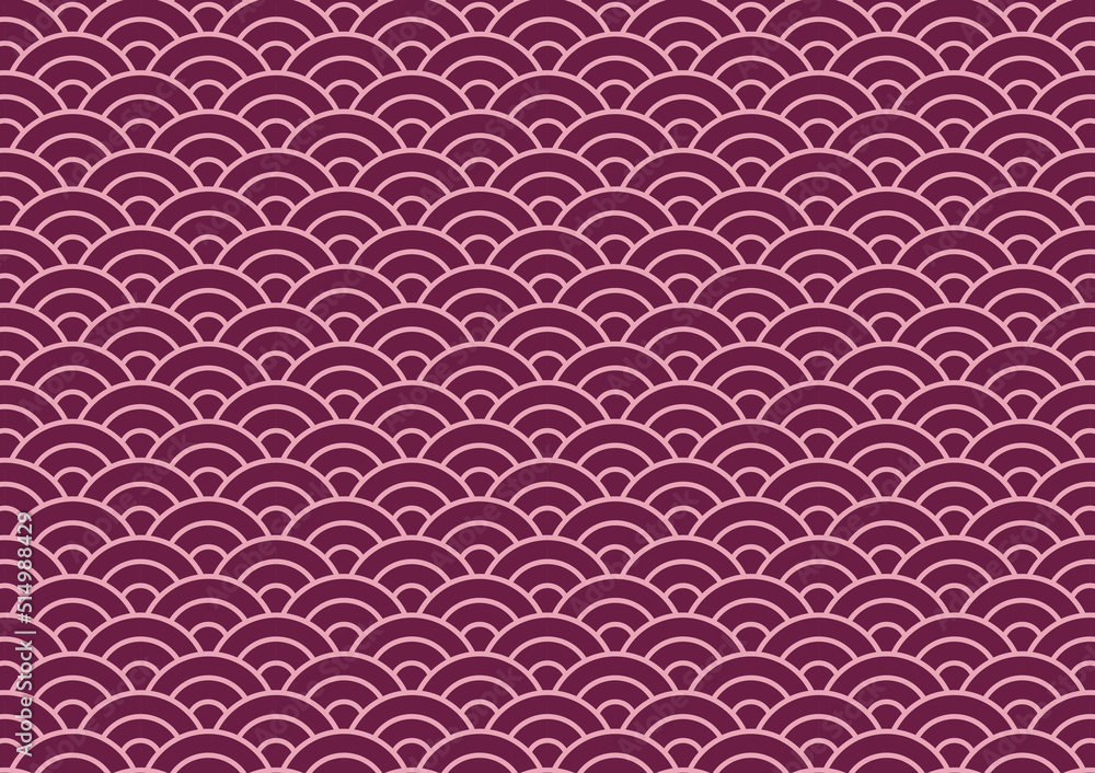 Purple Japanese style wave pattern. Wave Pattern. Wave Background in Vector. Purple Japanese style wave pattern. Wave Pattern. Wave Background in Vector.