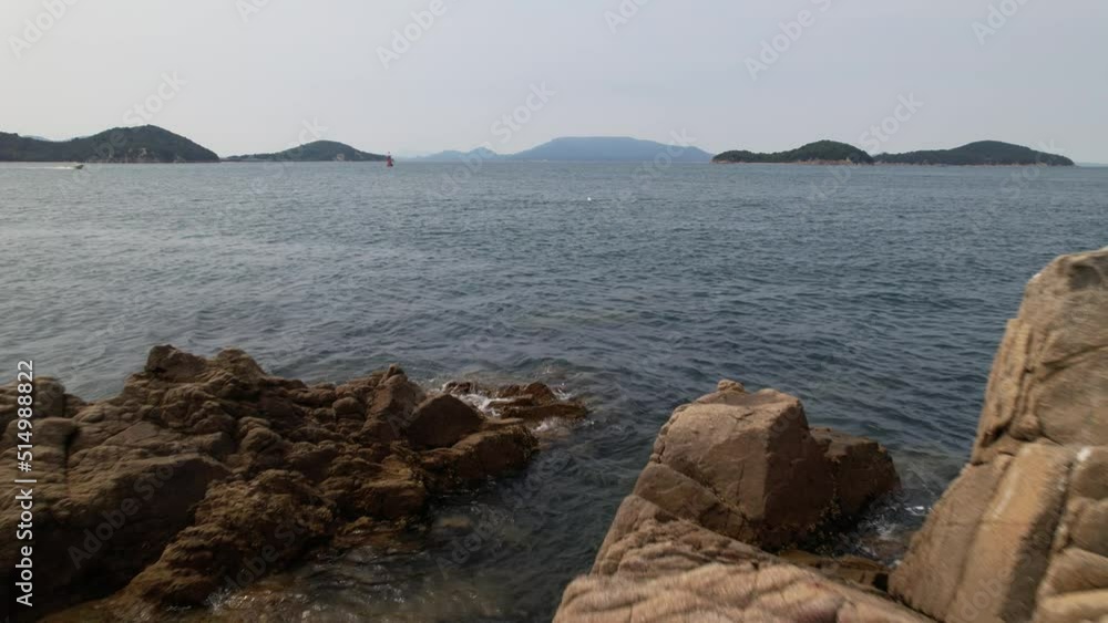 漁船と海 ドローン空撮 漁船と海 ドローン空撮