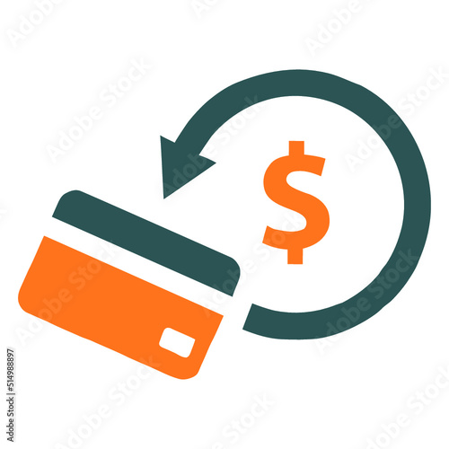 Back, money, refund icon