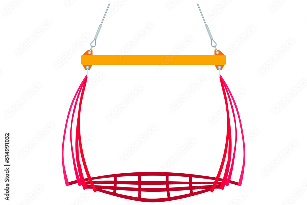 truck lifting gear with polyester red net