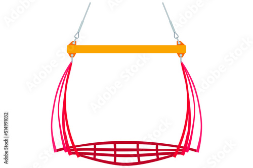 truck lifting gear with polyester red net