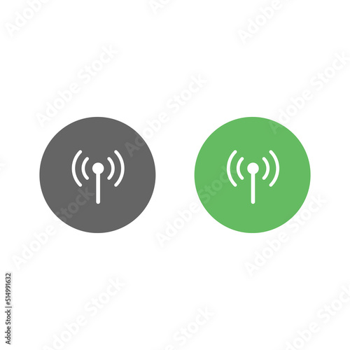 Cellular data icon isolated on white background. Signal symbol modern, simple, vector, icon for website design, mobile app, ui. Vector Illustration