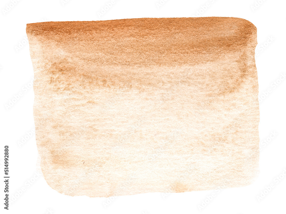 Watercolor Golden background isolated on white. Watercolor Golden background isolated on white.